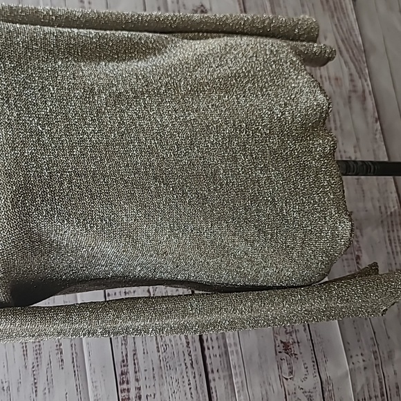 Arzu Sabanci for KOTON Off the shoulder metallic knit - Picture 2 of 7